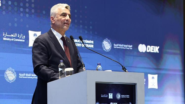 Ticaret Bakanı Ömer Bolat Türkiye-Suudi Arabistan İş Forumu’nda konuştu: Bu yıl tarihi bir rekor kırıp 8 milyar doları aşacağız