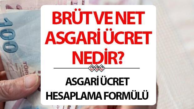 ASGARİ ÜCRET HESAPLAMA FORMÜLÜ BRÜT-NET 2025 | Brüt ve net maaş nasıl bulunur, ne demek? Brüt ve net asgari ücret maaş farkı nedir? İşte 2025 Ocak asgari ücret senaryoları!